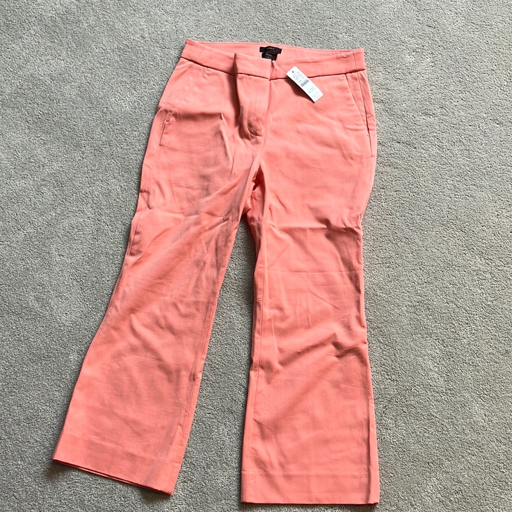 Jcrew coral Hayden pants